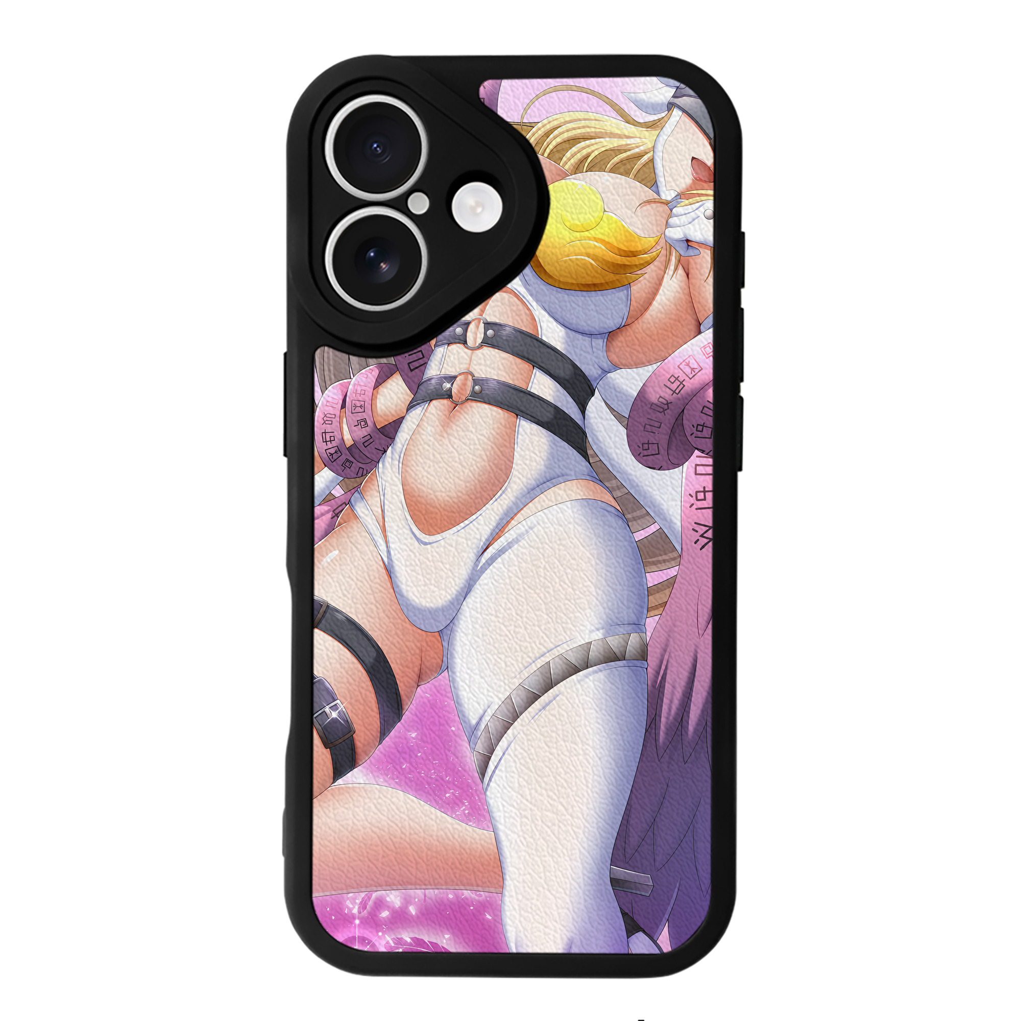 （画像用） Digimon デジタルモンスター/デジモン 【iPhone 16シリーズ対応】シリコンスマホケース（レザー調） 材質：シリコン